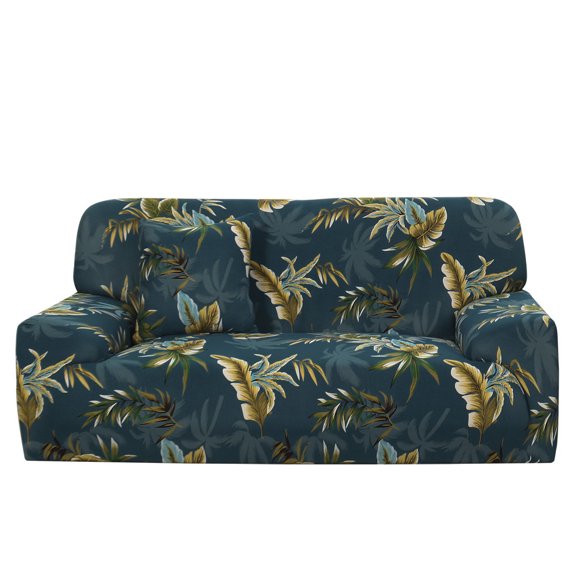 Unique Bargains 1-Piece Oriental Style Stretch Loveseat Slipcover, #H