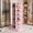 Pink, variant on Rotating Shoe Rack Tower, Wooden Spinning Shoe Organizer, Free Standing 360° Revolving Lazy Susan Shoe Rack for Entryway (Pink, 6-Tier)