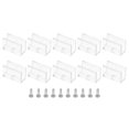 thumbnail image 1 of Unique Bargains LED Strip Light Clips Mounting Bracket Fixing Clips Plastic for 5.9-6.4mm Neon Light Cable Clear 40 Pack, 1 of 6
