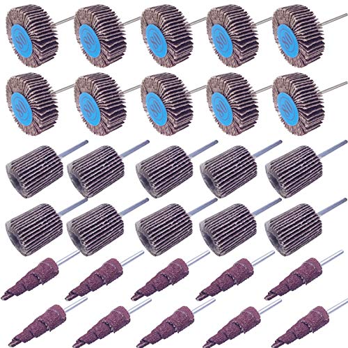 Sandpaper Sanding Flap Polishing Wheels Sanding Disc Head 2/3Inch 80Grit Sandpaper Sanding Flap Polishing Wheels Sanding Disc Head 2/3Inch 80Grit