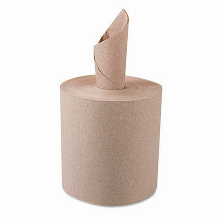 WINDSOFT Nonperforated Paper Towel Roll, 8 x 800', Natural, 12/carton