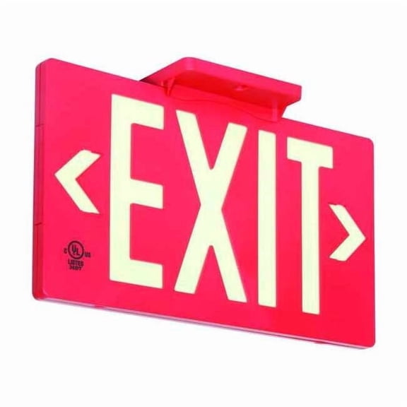 Manufacturer Varies Exit Sign,8 3/4 in x 15 1/2 in,Plastic, GRAN11417 GRAN11417