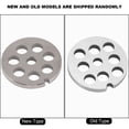 thumbnail image 4 of Meat Grinder Attachments Designed for Stand Mixers, Durable Metal Processor, Useful Mixer Accessory Blade Mincer Plate Disc Knife[8mm], 4 of 7