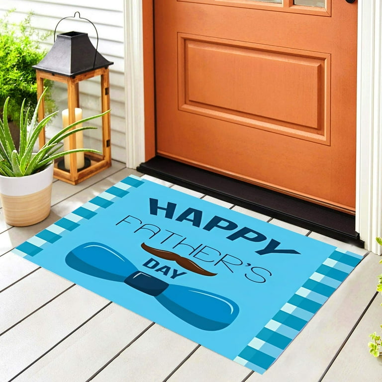 Happy Camper Doormat Anti Slip Door Mat Carpet Rugs Funny Indoor Bedroom  Kitchen Bath Floormat Entrance