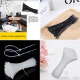 thumbnail image 1 of 100pcs Cable Ties 3x150mm Reusable Standard Self-locking Plastic Nylon Wire Zip String Tie, 1 of 8