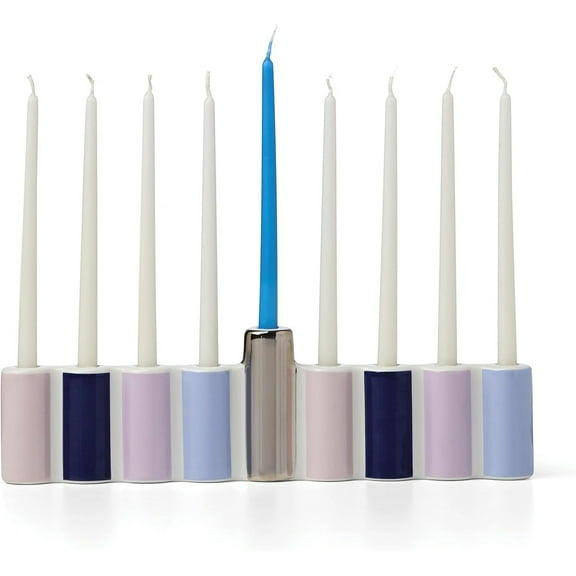 Bright Hanukkah MENORAH crafted by Kate Spade