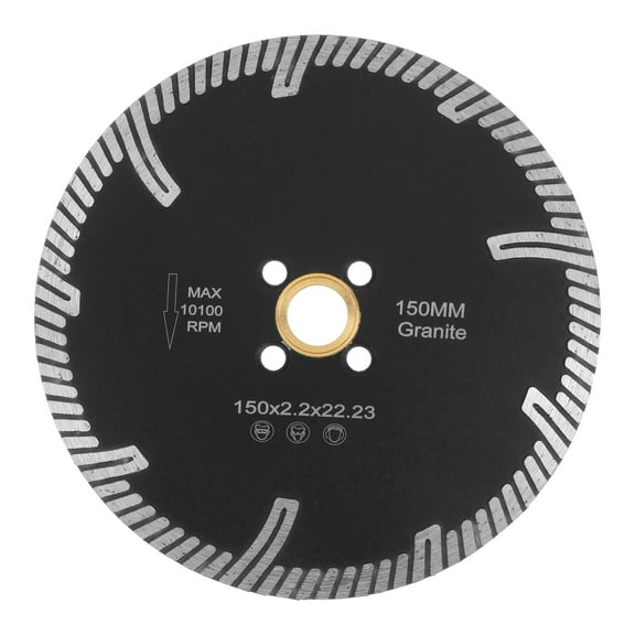 Uxcell Diamond Cutting Blade 6" Diamond Blade Diamond Saw Blade