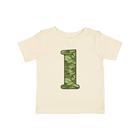 Inktastic Green Camo 1st Birthday Boys Baby T-Shirt