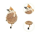 thumbnail image 6 of CarpNettore Cat Shaped Hanging Wall Clock with Swinging Tail Cute Stylish Modern Non Ticking Style C, 6 of 9