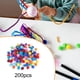 thumbnail image 1 of 200 pompones, bolas de pompones, material para manualidades, manualidades y decoración del hogar, fiestas, decoración navideña, suministros para Purpurina de 1 cm, 1 of 8