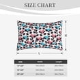thumbnail image 4 of Pofeuu Heart Panda Print Polyester Microfiber Plush Pillowcases, Super Soft and Cozy Pillow Case Covers with Envelop Closure（Pillow core not included）-16"x24", 4 of 6