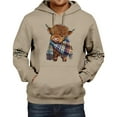 thumbnail image 1 of MHFRRA Sudadera con Capucha Informal de Manga Larga, Suave, Cómoda y Ligera, Estilo Urbano, A La Moda, Deportiva, para Uso Diario Marrón, 1 of 3