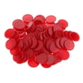 thumbnail image 1 of Moneda De Plástico Con Forma De Barril De 6x25MM, 100 Barriles Por Barril, Borde Cóncavo Rojo, 1 of 8