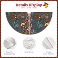 thumbnail image 3 of KLL Christmas Tree Skirt,Party Decorations Farmhouse for Christmas Decorations Holiday Party 36" -Deers In The Forest 1, 3 of 6
