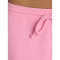 thumbnail image 4 of No Boundaries Brushed Knit Waffle Sleep Shorts, 2.5" Inseam, Women's and Women's Plus, 4 of 5