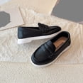 thumbnail image 6 of Boys Slip-On Loafers Faux Leather Dress Casual Shoes Flat Sole Comfort Footwear for Wedding Party Formal, 6 of 10