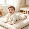 thumbnail image 7 of Bovxnpu Newborn Bodysuits Baby Wrap Romper Long Sleeve Snap Closure Cotton Bodysuit Infant Outfits, 7 of 7