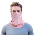 thumbnail image 2 of Sywqhk Ciclismo Pure Color Face Cover Riding Sunscreen Bufanda al aire libre Bandana (rosa) Sywqhk Alta Calidad, 2 of 6