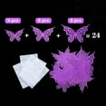 thumbnail image 6 of 6ft Purple Butterfly Table Skirt for Butterfly Baby Shower Gilrs Tulle Tutu Table Cloth Cover for Butterfly Theme Birthday Party Wedding Cake Dessert Table Decorations, 6 of 8
