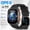 Black, variant on 2025 Smartwatch: GPS, Compass, Waterproof, Wireless Calling, 100+ Sports Modes, Voice Assistant, Metal Frame, Fashion Bracelet