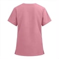 thumbnail image 6 of Scrubs Medical Uniform Women Scrubs Top and Pants Suit Set for Women V-neck Top & Jogger Pants with Drawstring Medical Nursing Uniforms Set, 6 of 6