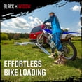 thumbnail image 4 of Black Widow Dual Motorcycle Carrier with Loading Ramp for 2" Hitch, 600 Pound Capacity, 4 of 9