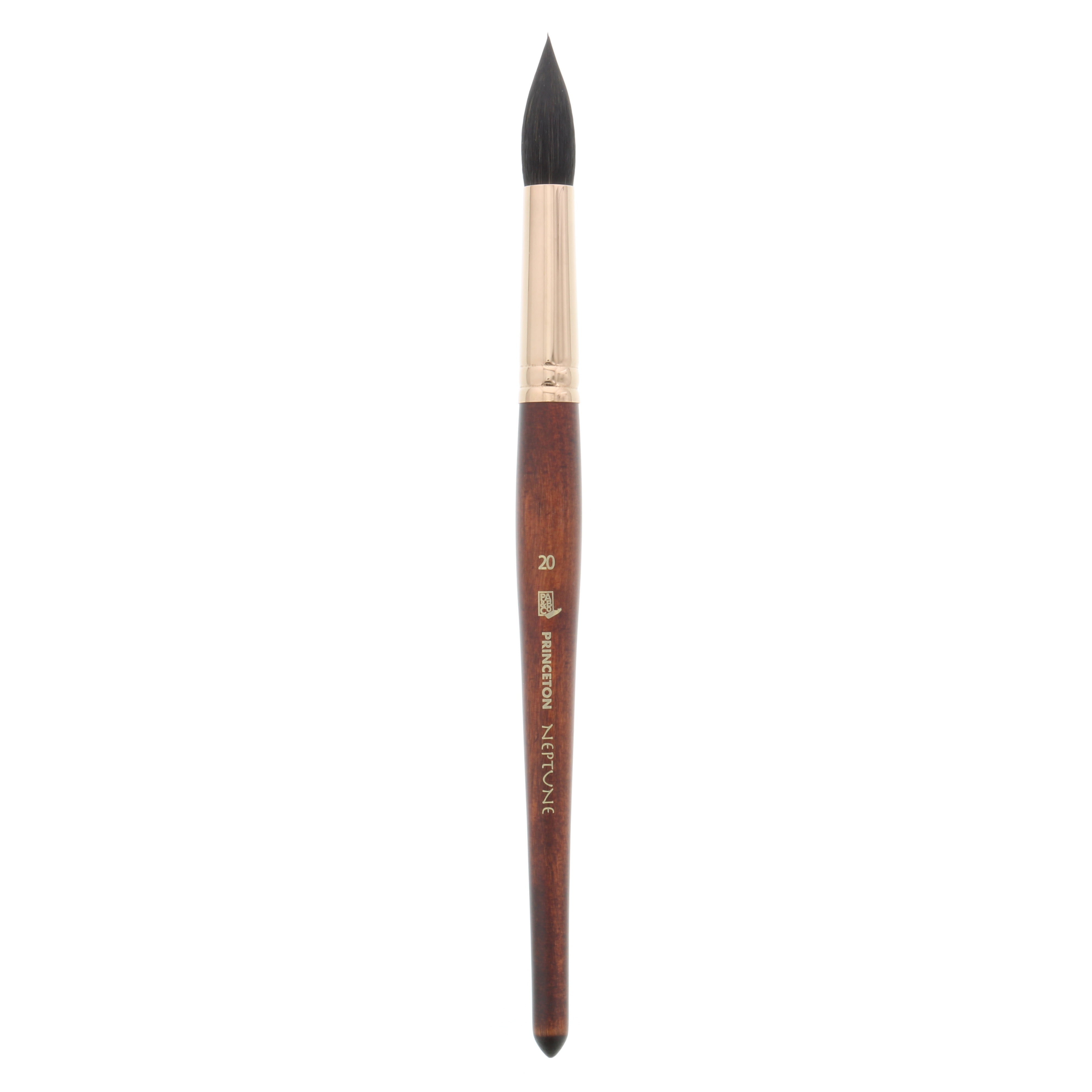 Princeton Brush Neptune Synthetic Squirrel Watercolor Brush, Round, 20