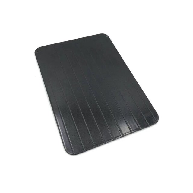 Placa de descongelación rápida Placa de descongelación de carne fresca espesor 2 mm Placa de descongelación, accesorios de cocina y suministros de cocina ((S) 23x16.5x0.3CM + 4 almohadillas