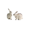 thumbnail image 1 of Melrose International 70578 Résine de Lapin de 5 Po&44; Brun Blanc - Lot de 8, 1 of 1