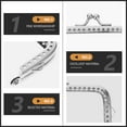 thumbnail image 2 of MasteelfCA 6pcs DIY Handbag Handles Evening Bag Handle Accessories for Hand Bag Making, 2 of 7