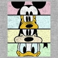 thumbnail image 2 of Toddler's Mickey & Friends Distressed Character Eyes  Graphic Tee Athletic Heather 4T, 2 of 3