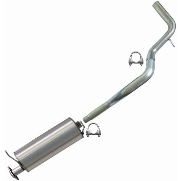 Stainless Steel Exhaust Muffler & Tail Pipe Fits 2003-2005 GMC Savana 1500 4.3L / 5.3L - Direct Fit