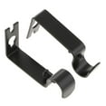 thumbnail image 3 of 6Pcs Black Drapery Curtain Rod Wall Bracket Holder for 15.8mm Rod Hardware, 3 of 8
