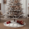 thumbnail image 4 of Bingfone Christmas Tree Skirt Mat Christmas Decoration Interior 48" -Anchors and Ropes, 4 of 6