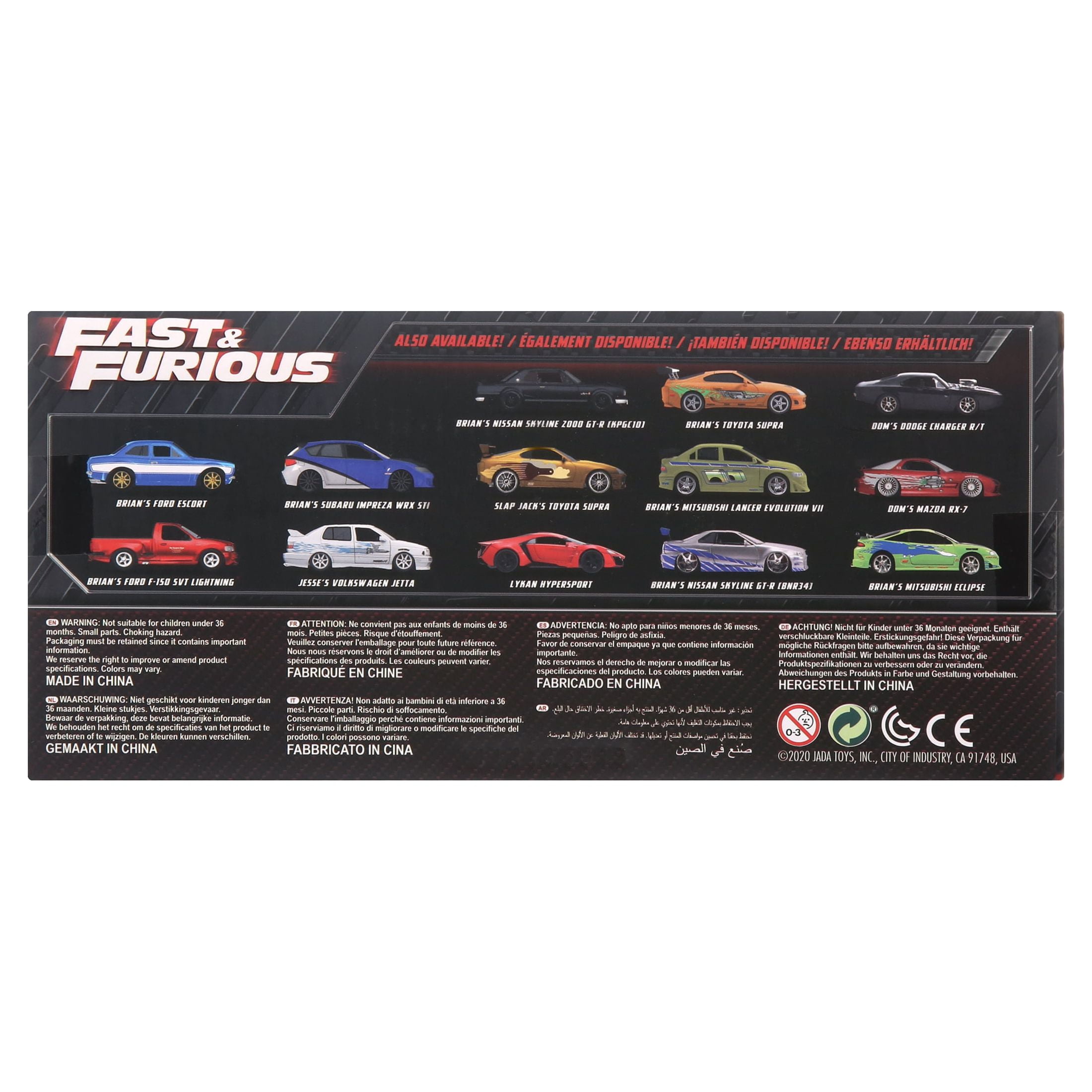 Jada Toys 1:24 Fast & Furious 8 - 93 Mazda Rx-7 Car UK | Ubuy