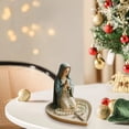 thumbnail image 3 of Dserhfy Virgin Mary Rosary Holder Resin Mary or Jesus Figurine Jewelry Dish Our Lady Prayer Rosary Dish Religious Gift Catholic Decor for Home Bedroom Personal Devotional, 3 of 8
