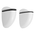 thumbnail image 3 of Clips de estante Dolle White Metal, 3 x 2,54 x 4 cm (paquete de 5), 3 of 5