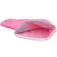 thumbnail image 4 of TISHITA 1 Pair Reusable Pink Thermal Cloth Insulated Booties for Heat Spa, 4 of 6