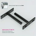 thumbnail image 4 of 4pcs Floating Shelf Bracket Hidden Bracket Wall Mounted Bracket Invisible Nail Fixed Bracket Partition Hidden Shelf Bracket, 4 of 6
