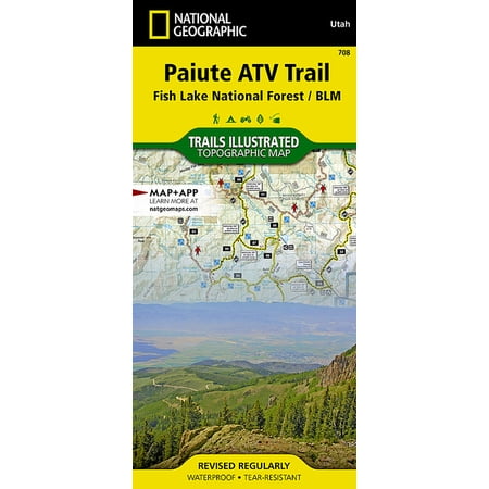 National Geographic Trails Illustrated M Paiute Atv Trail Map [Fish Lake National Forest, Blm], Book 708, (Paperback)