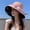 Pink, variant on Gustave Womens Beach Sun Straw Hat UPF50+ Travel Foldable Wide Brim Summer UV Hat Roll up Floppy Hat (Black)