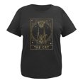 thumbnail image 1 of Playera Simply Basic para Mujer, Cuello Redondo Estampada Manga Corta Negra Talla M, 1 of 4