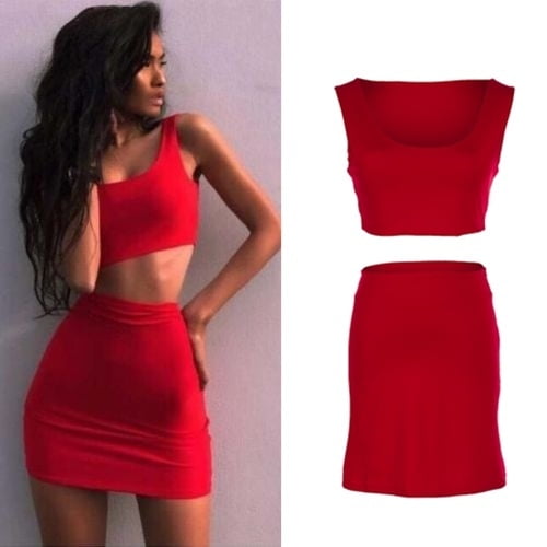 red clubwear