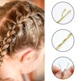 thumbnail image 5 of 200 Pcs Bobby Pin 2 Pouces Broches de Cheveux Kit Broches de Cheveux pour Épingles à Cheveux pour les Femmes Filles Épingle à Cheveux avec Boîte de Rangement Invisible (Or), 5 of 5