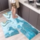 thumbnail image 3 of Alfombra de cocina duradera y resistente a la suciedad, alfombra para puerta de baño, alfombra para ducha, alfombra para pies, alfombra suave antideslizante con dibujos animados, 3 of 5