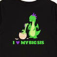 thumbnail image 4 of Inktastic I Love My Big Sis Boys or Girls Long Sleeve Toddler T-Shirt, 4 of 5