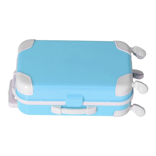 Valise pour Poupée, Étui à Bagages 10,2 Pouces, Sac de Voyage Simulé, Accessoires Portatifs pour Poupée avec Design pour Jeux de Rôle et Scènes de Voyage de Poupée