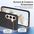 thumbnail image 4 of Samsung Galaxy S24 Case Glitter [Support Wireless Charging] Soft TPU Slim Shockproof Protective Cover Samsung Galaxy S24 Glitter Phone Case for Women Girl Black, 4 of 14