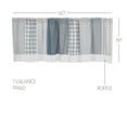 thumbnail image 5 of VHC Brands Sawyer Mill Blue Patchwork Farmhouse Kitchen Window Cotton Curtain Valance 19x60, 5 of 7