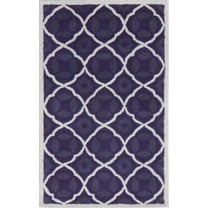 SAFAVIEH Chatham David Geometric Area Rug, Purple/Ivory, 5' x 8'